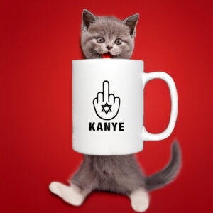 F Kanye - Kanye Middle Finger Mug