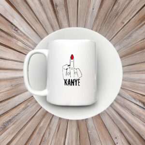 Fuck Kanye Lady Middle Finger Stand Up For Antisemitism Mug