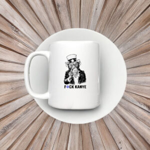 Jew Monkey Middle Finger Fuck Kanye West Mug