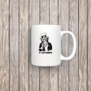 Jew Monkey Middle Finger Fuck Kanye West Mug