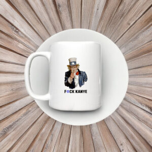 Uncle Sam Middle Finger Fuck Kanye Antisemitism Mug