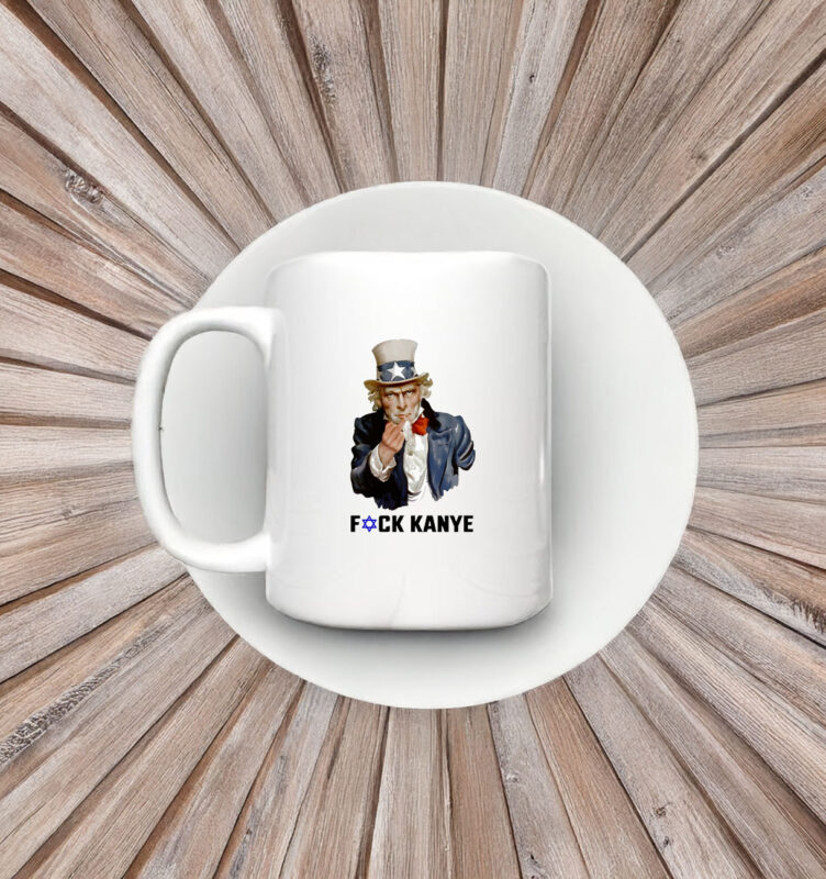 Uncle Sam Middle Finger Fuck Kanye Antisemitism Mug 10 Uncle Sam Middle Finger Fuck Kanye Antisemitism Mug