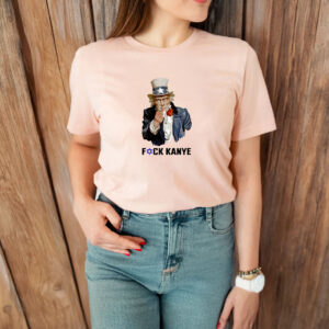 Uncle Sam Middle Finger Fuck Kanye Antisemitism T-Shirt
